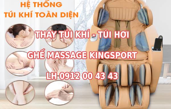 Thay túi khí ghế massage Kingsport